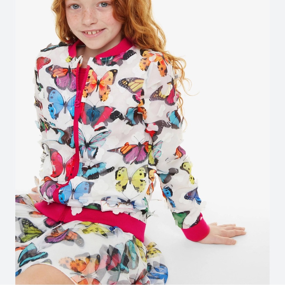 Desigual Like New Butterfly Bomber Jacket, 9-10